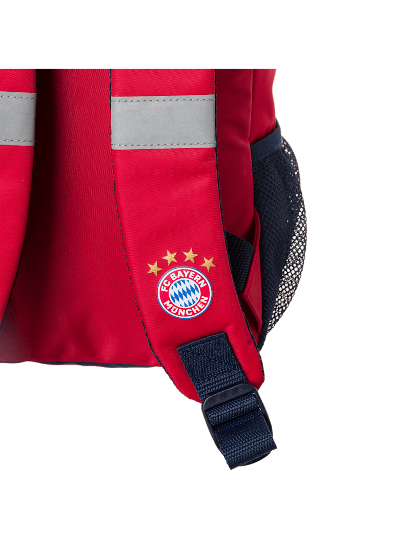 Step by Step Kid Rucksack-Set FC Bayern /„Mia san Mia/“ ergonomisch f/ür Kindergarten und Freizeit 13 Liter rot mit Reflektoren individualisierbar 3-teilig f/ür Jungen und M/ädchen