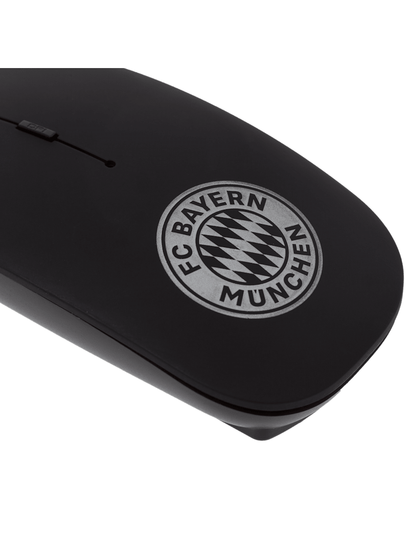 Bayern M/ünchen Mouse Wireless Computermaus schwarz PC Maus kompatibel FCB Plus Lesezeichen I Love M/ünchen