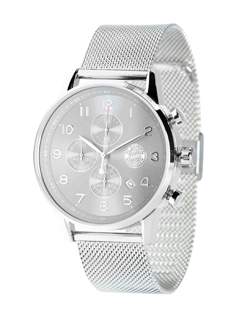 Hommes Chronographe argent | FC Bayern Munich Boutique