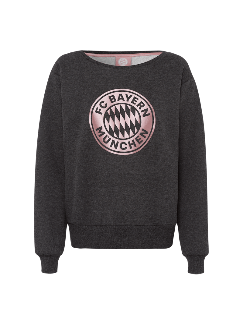 Damen Sweatshirt Satin Logo Offizieller Fc Bayern Store