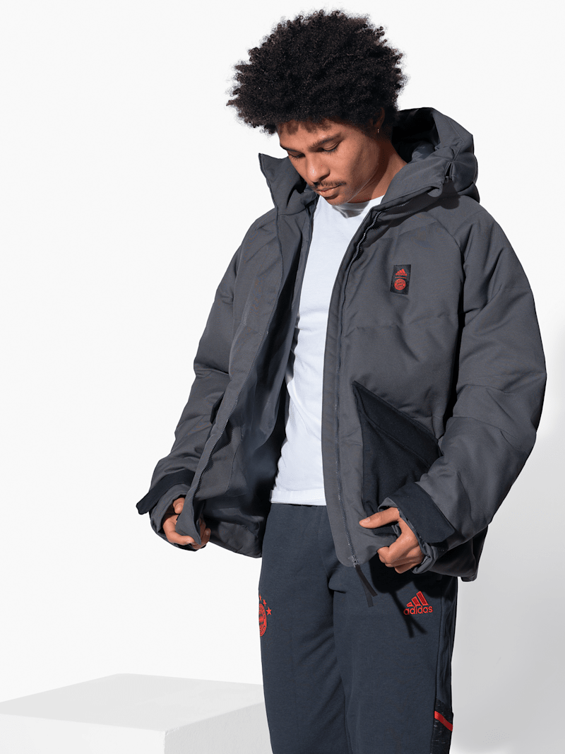 Fcb Fc Bayern Winterjacke Herren Adidas Man FC Bayern München Designed For  Gameday Premium Jacket