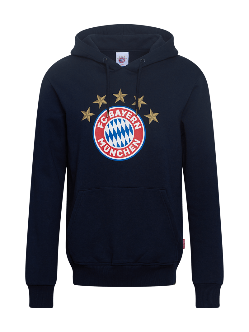 Men Hoodie with logo navy Official FC Bayern Munich Store