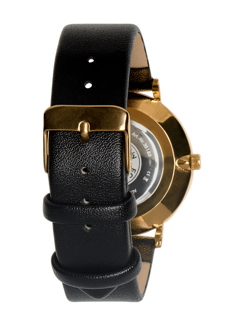 Ladies wrist watch leather strap top