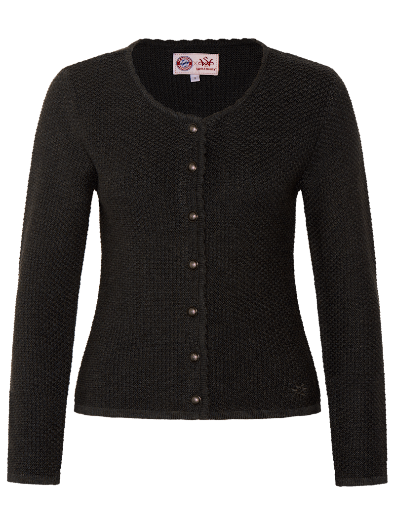 Femme Veste bavaroise en tricot gris | FC Bayern Munich Boutique