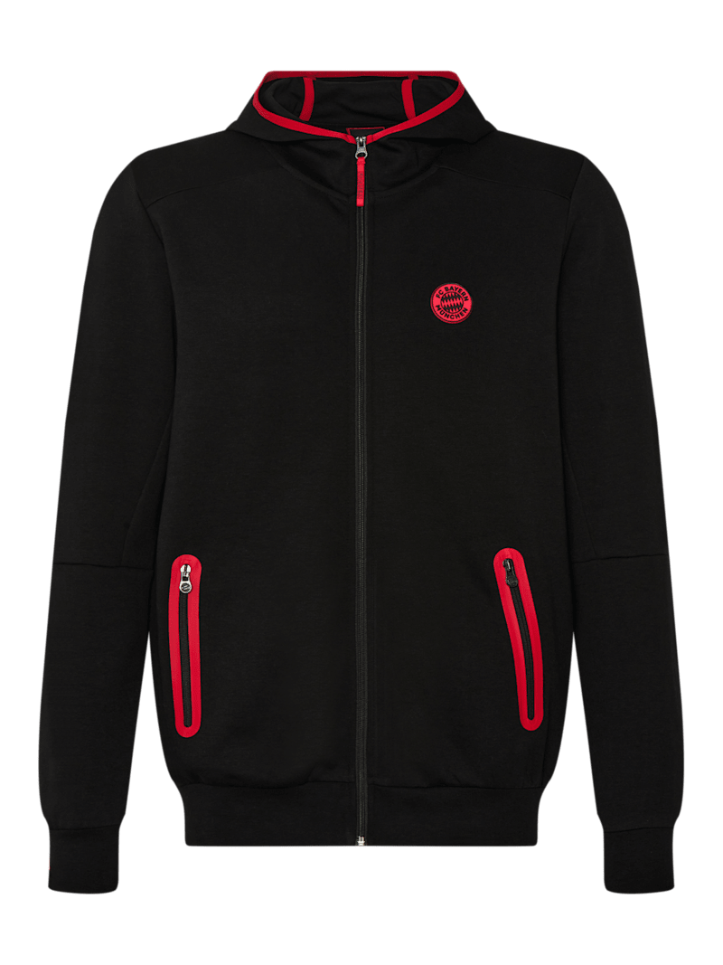 Uomini Giacca con zip Street nero | FC Bayern Monaco Store