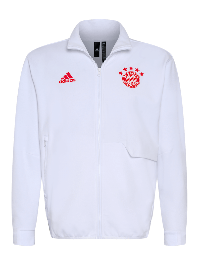 Men Anthem Jacket Home 23 -24 white | Official FC Bayern Munich Store