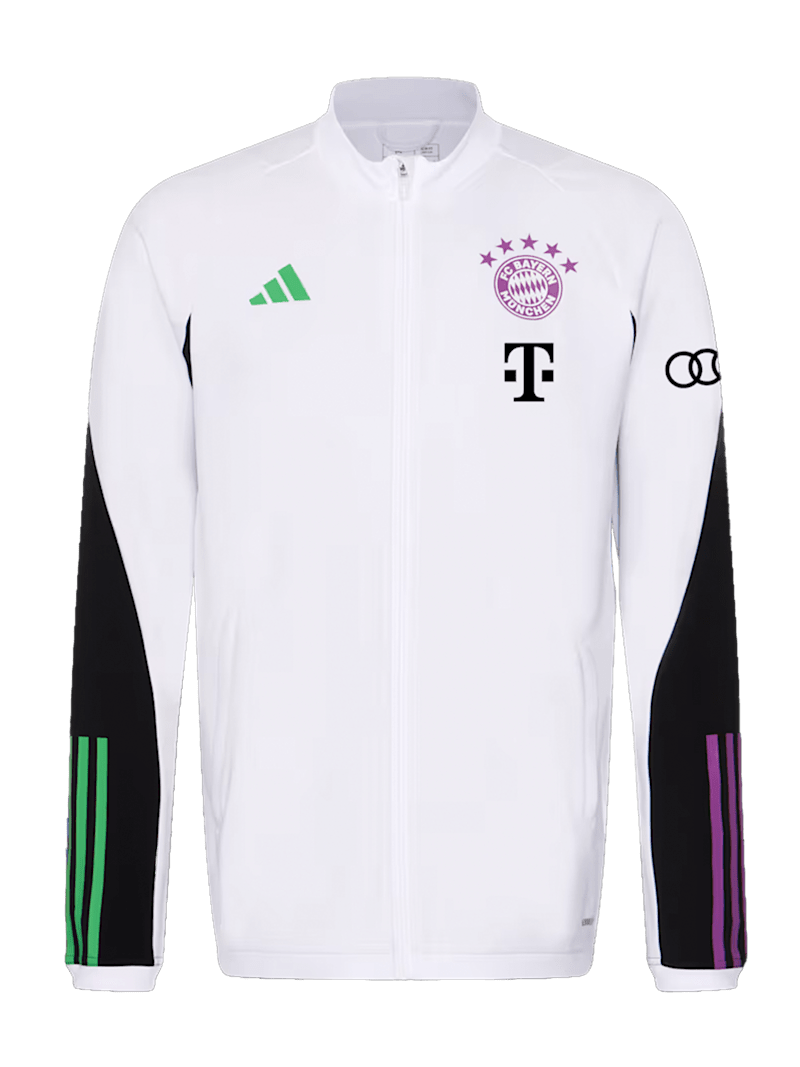 Homme Veste de surv tement Teamline blanc FC Bayern Munich Boutique