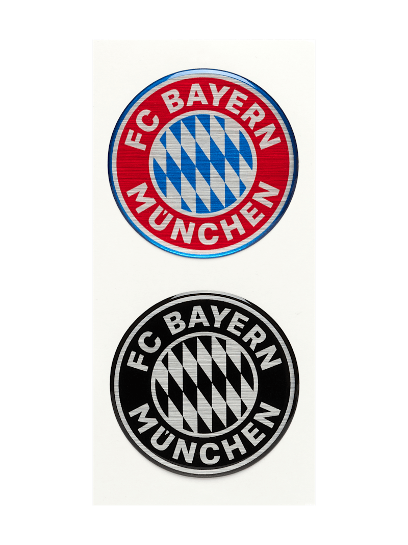 3D Aufkleber Logo 2er Set  Offizieller FC Bayern Store