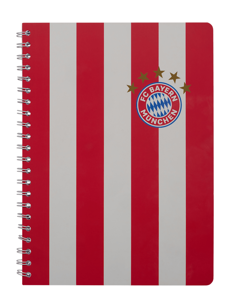 Ring binder A4 striped Official FC Bayern Munich Store