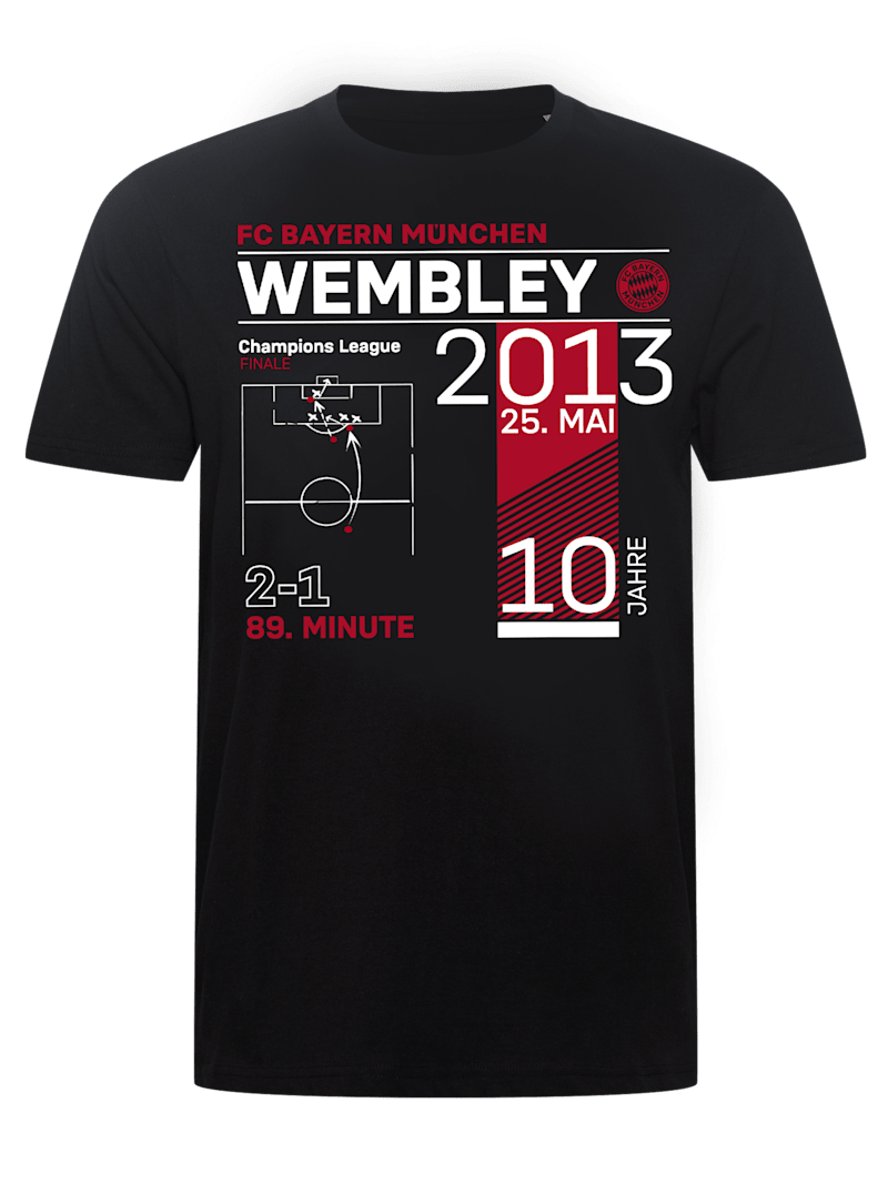 GRANDE WEMBLEY FINAL 2013 バイエルン Tシャツ Bayern Munchen 2013 FAN Jersey Champions League Red Shirt