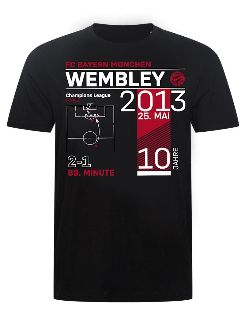 Unisex T-Shirt 10 Jahre Wembley 2013 | Official FC Bayern Munich Store