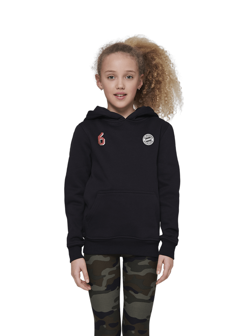 Kinder Hoodie Kimmich schwarz Offizieller FC Bayern Store