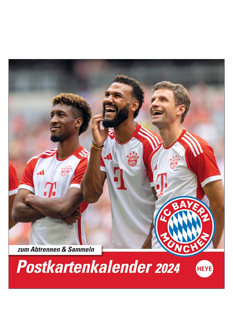 Postkartenkalender 2024 Official FC Bayern Munich Store