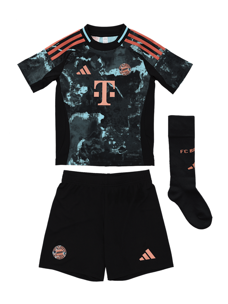 FC Bayern Mini Kit Trikot Away 24-25 - Anthrazit - Auswärtstrikot - Kinder - adidas