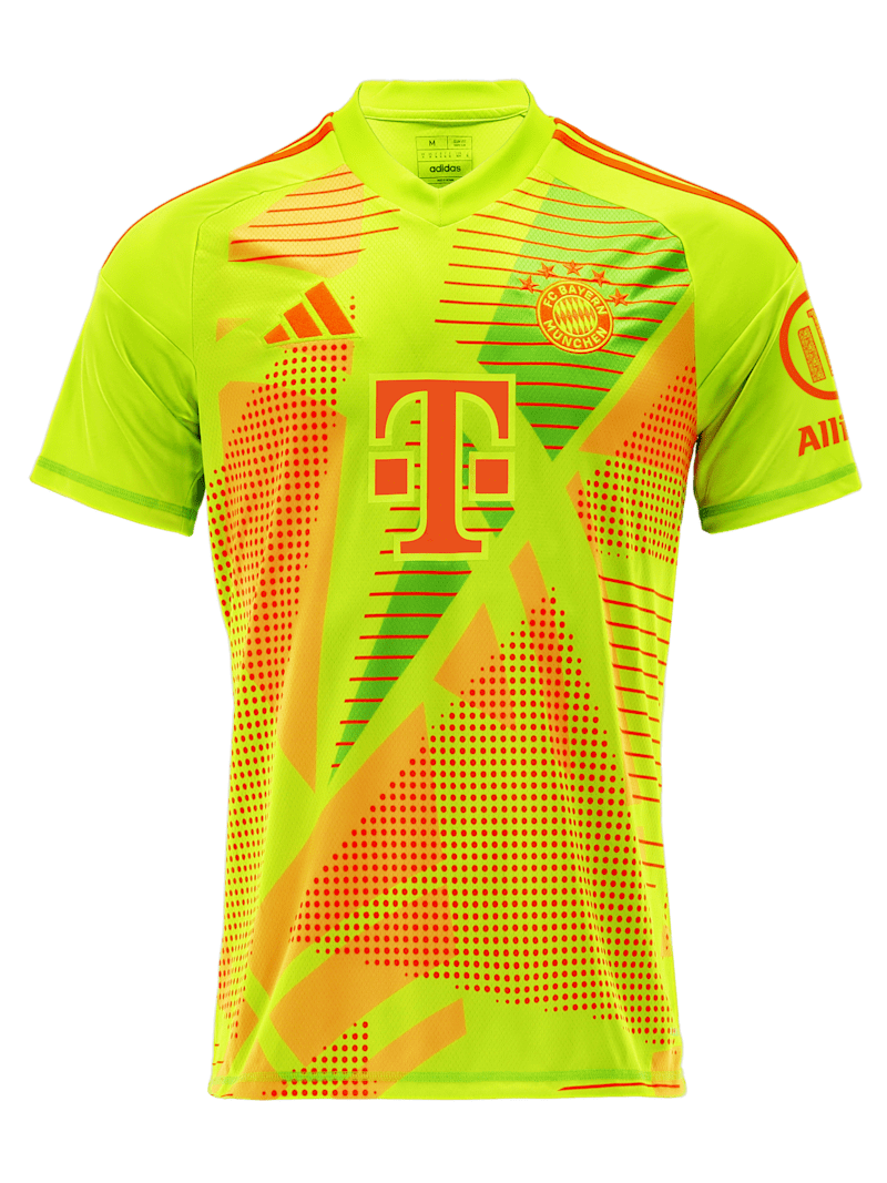 Men Goalkeeper jersey 24 25 yellow Official FC Bayern Munich Store