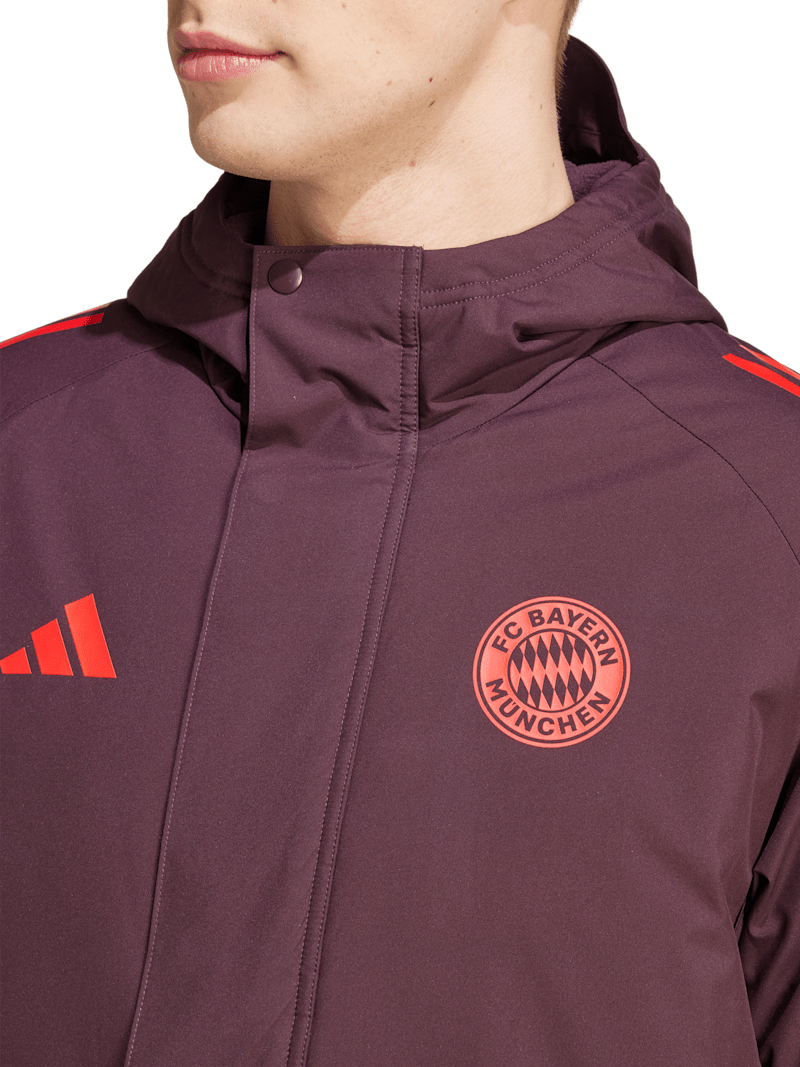 Men Teamline stadium jacket bordeaux | Official FC Bayern Munich Store