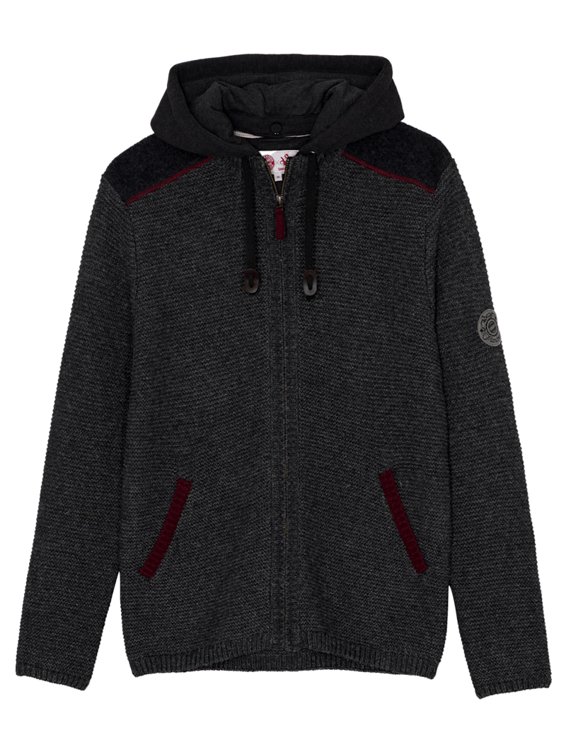 Herren Trachten Strickjacke grau | Offizieller FC Bayern Store