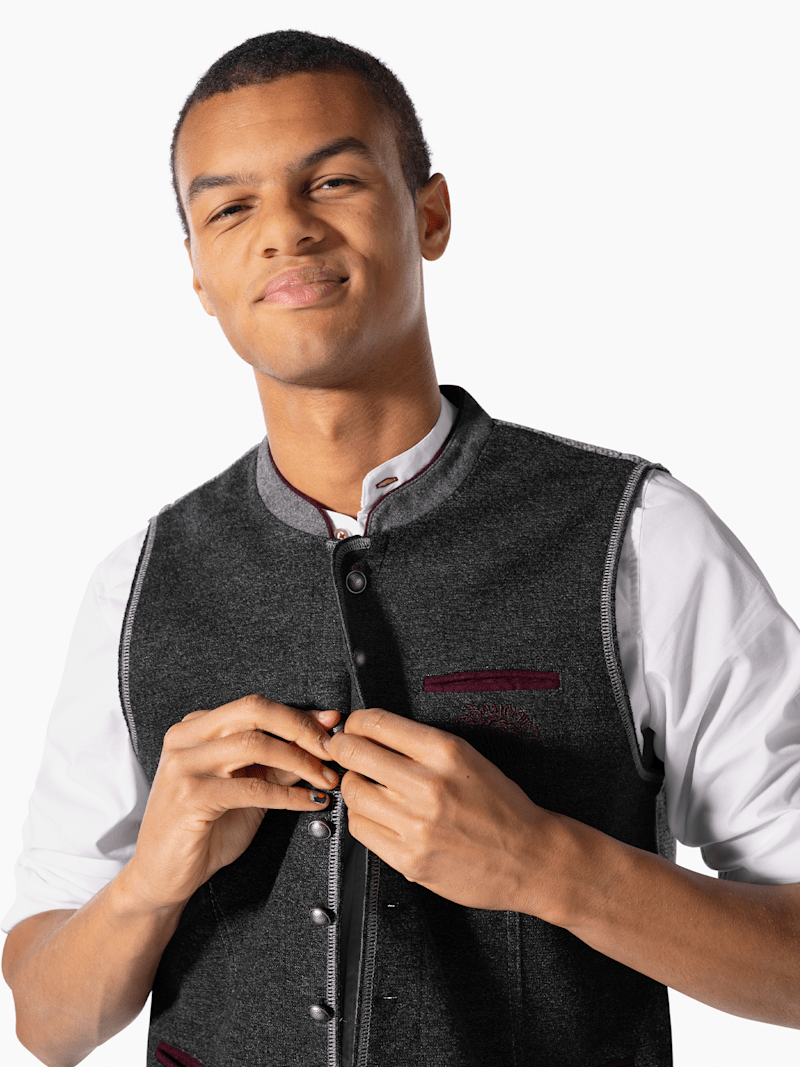 Hommes Gilet bavarois gris FC Bayern Munich Boutique