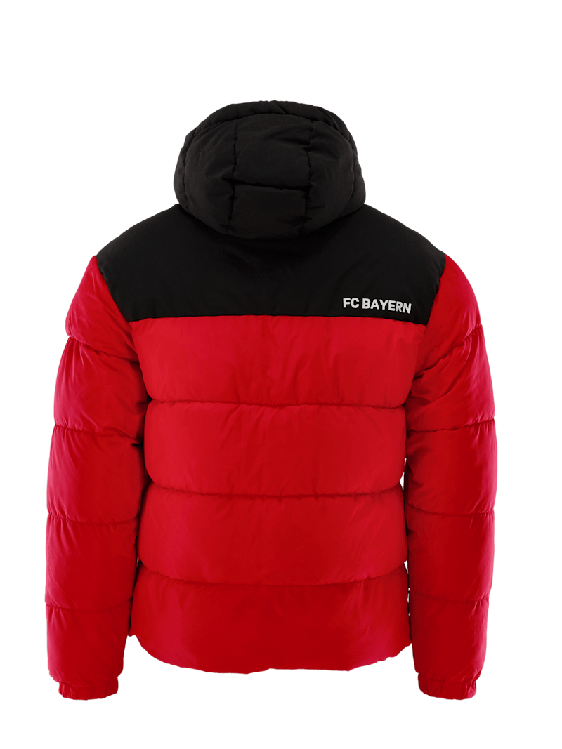Puffer Jacke Winterjacke Fc Bayern MÃ¼nchen Bayern München Winterjacke  Padded Teamgeist FCB Rot/Navy/Weiß