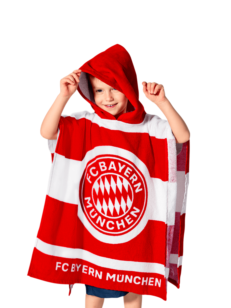 Chelsea FC Offizielles Kinder Poncho Handtuch – Blau Mit Wappen