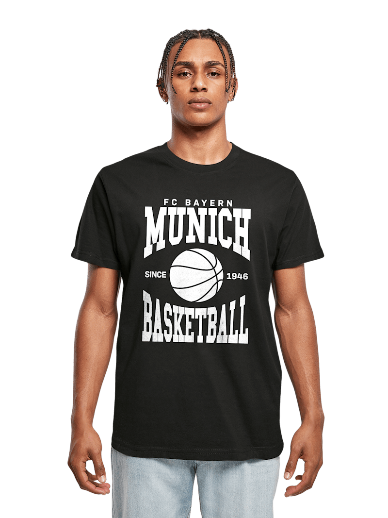 Men Basketball College TShirt black Official FC Bayern Munich Store