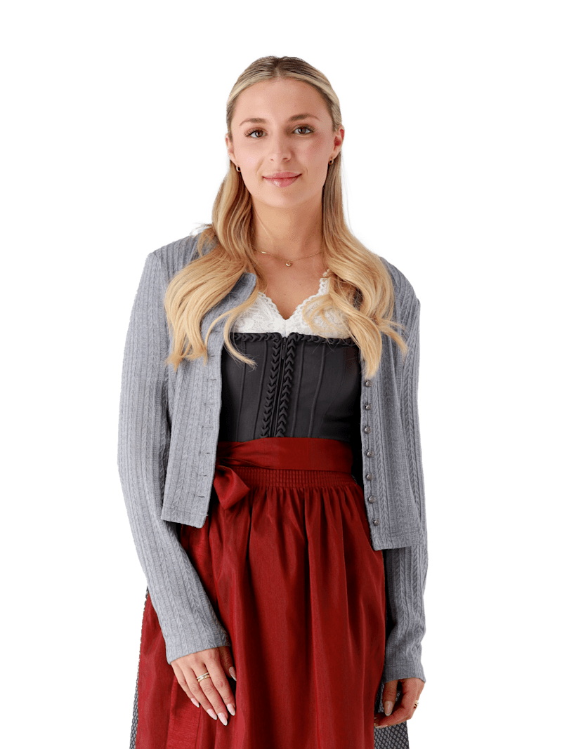 Spieth & Wensky Fc Bayern Trachten Strickjacke - Grau - Damen