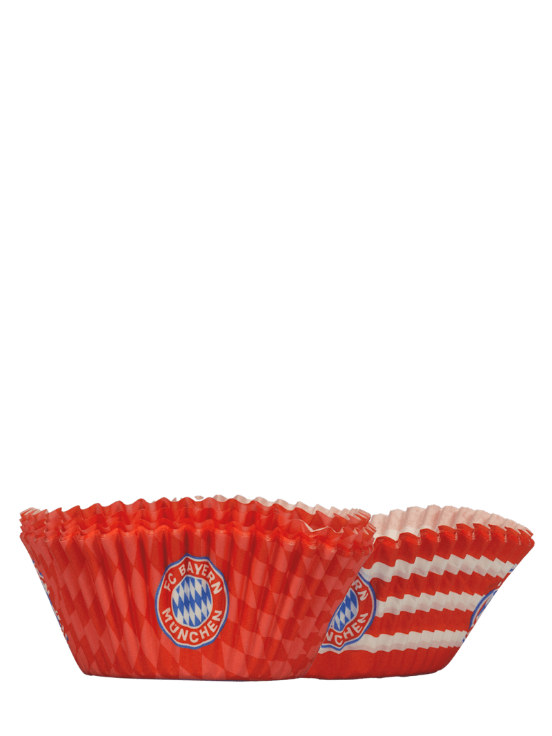 Fc Bayern Muffinförmchen 24er-Set - Rot/Weiß