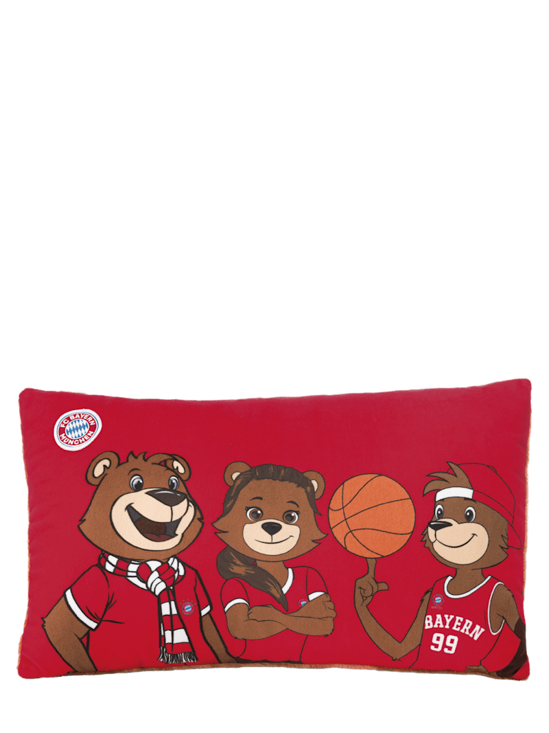Nici Fc Bayern Kissen Masktottchen 43x25 Cm - Rot - Baby