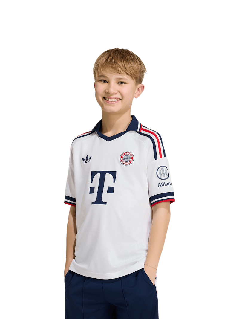 Adidas Fc Bayern Trikot Away 26-27 - Weiß - Auswärtstrikot - Kinder