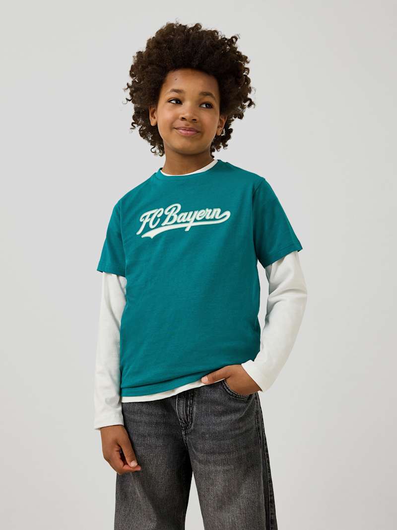 Fc Bayern T-Shirt Spring - Grün - Kinder
