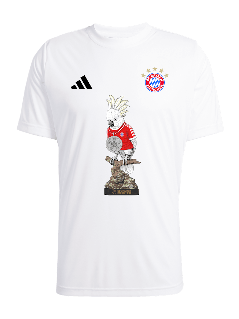 Men German Champion 2026 T-shirt white | Official FC Bayern Munich