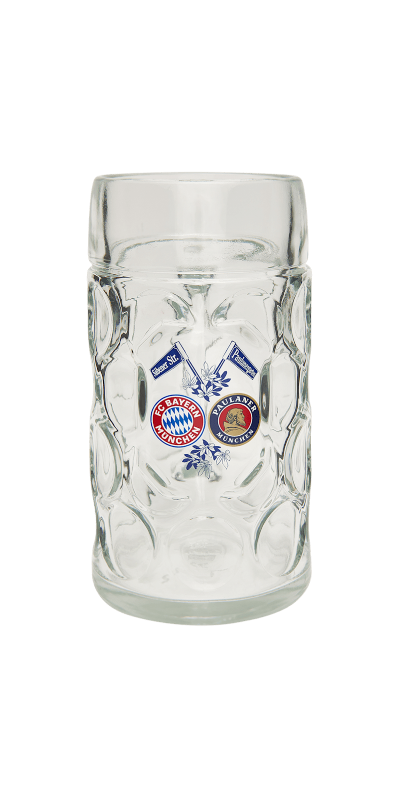 Maßkrug 1l | FC Bayern München | Durchsichtig | Fanartikel - Bild 2 von 8