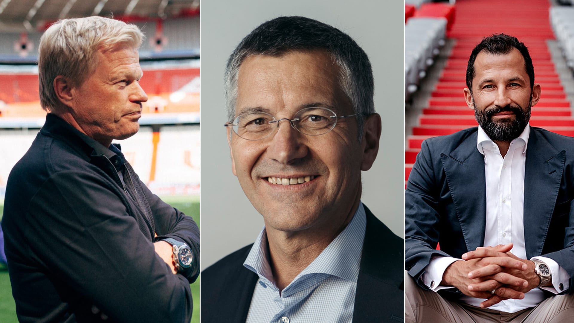 Hainer, Salihamidžić and Kahn on the Champions League resumption
