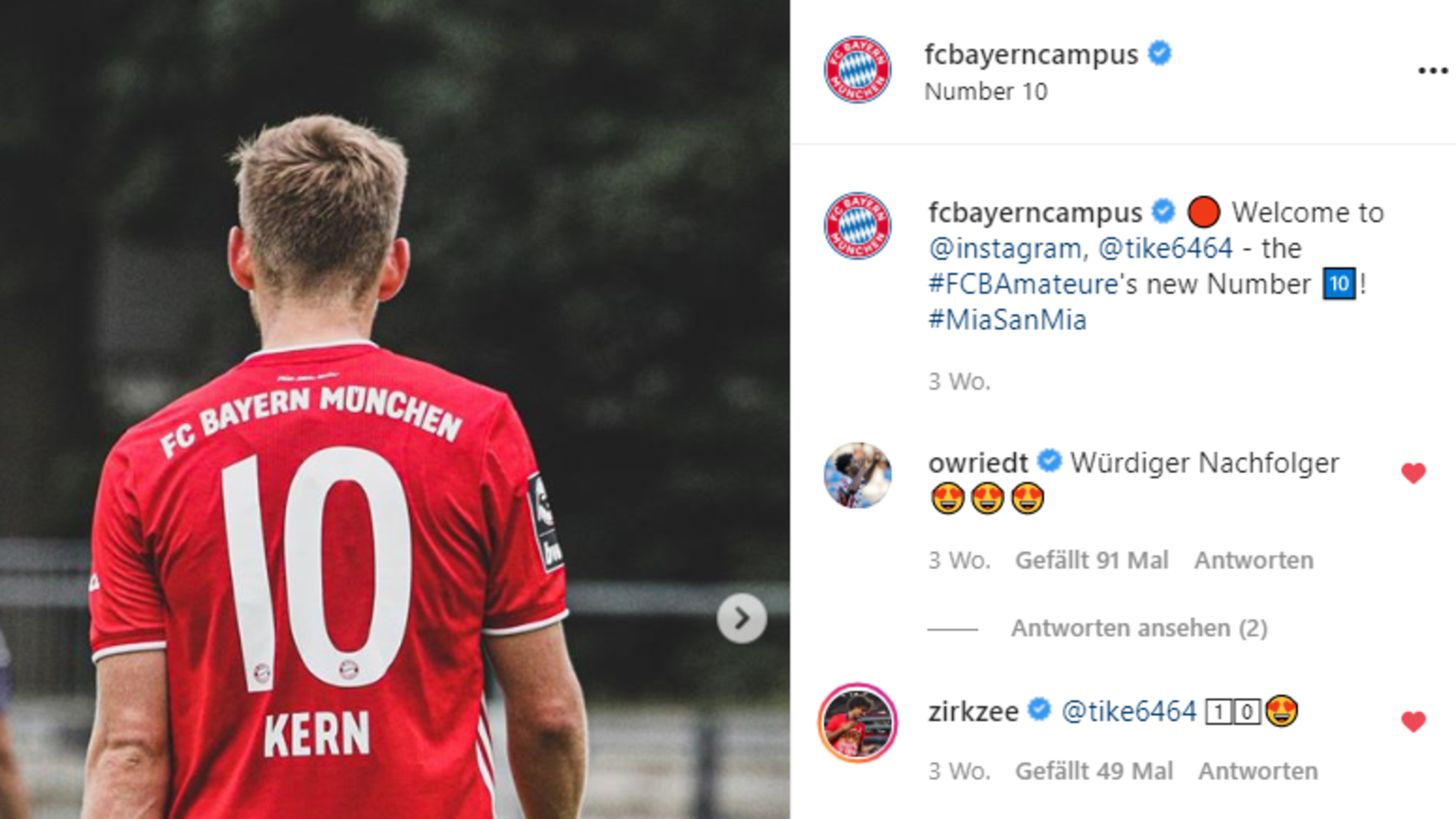 Amateure Spielmacher Timo Kern Im Interview