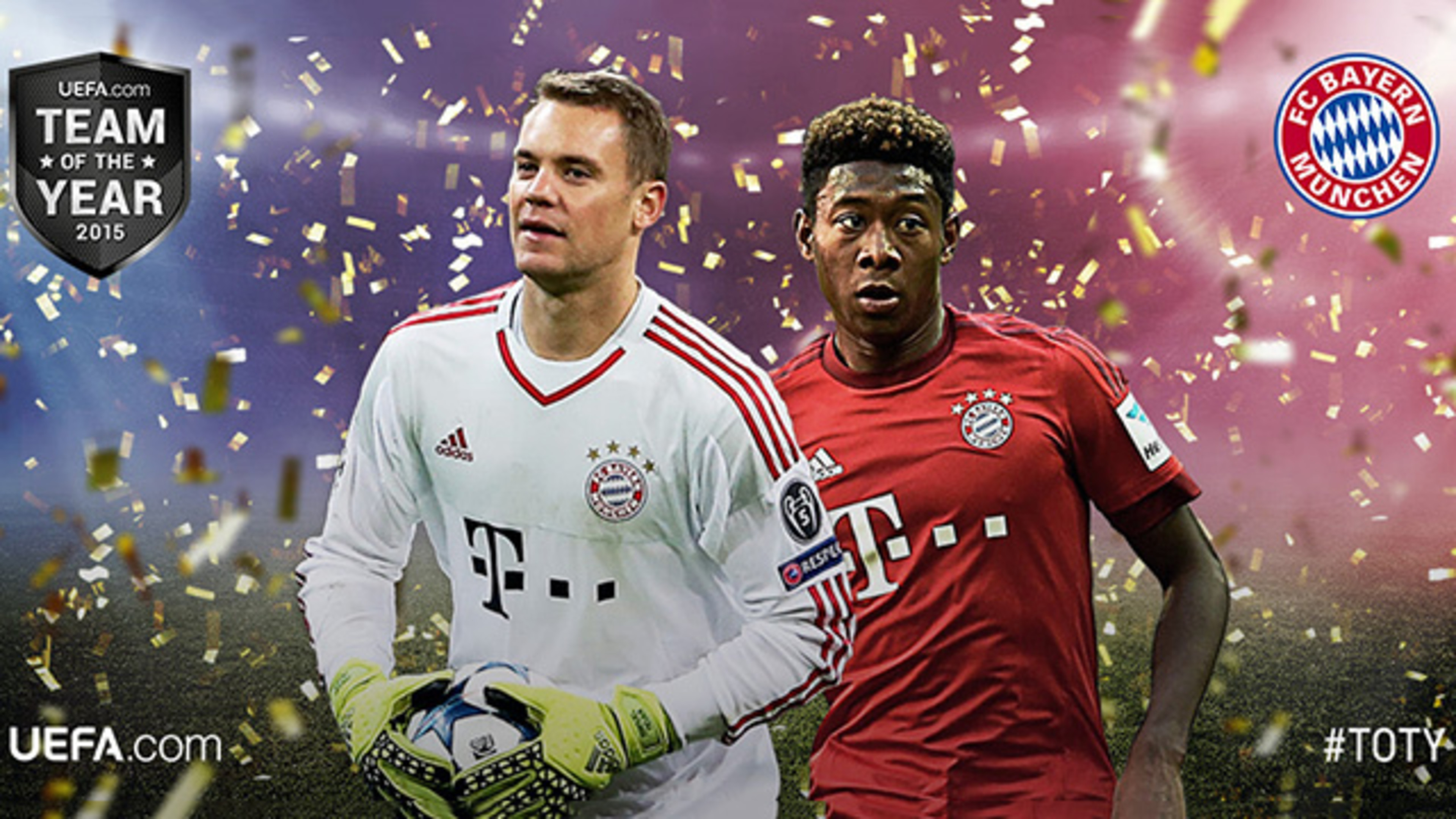 アラバ ノイアーがuefaベストイレブンに Fc Bayern Munich