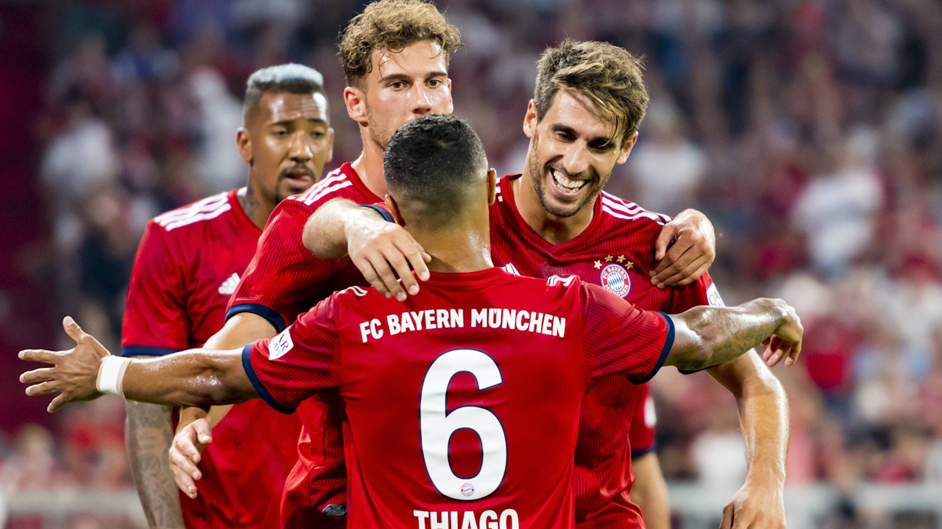 アリアンツ アレーナでfcバイエルンがマンチェスター ユナイテッドに勝利 Fc Bayern Munich