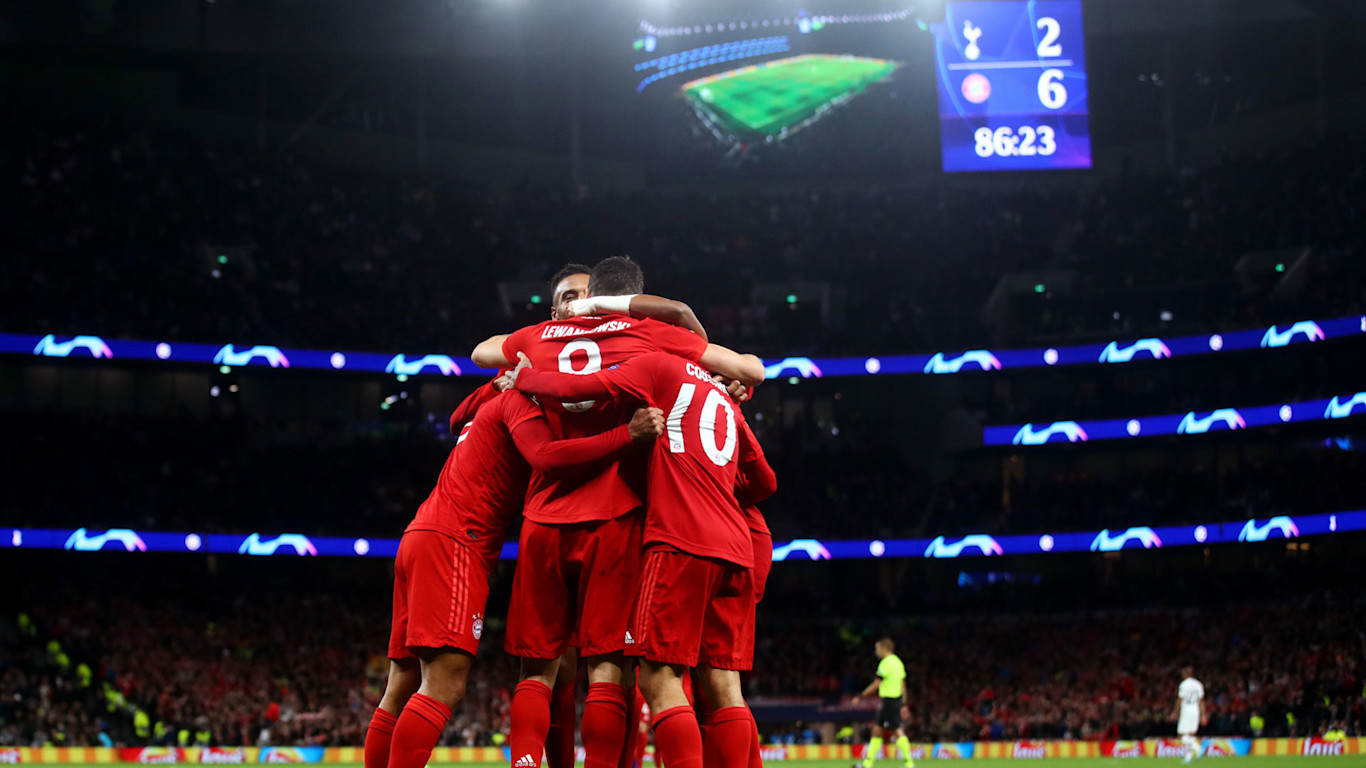 アウェイのトッテナム戦の写真 Fc Bayern Munich アウェイのトッテナム戦の写真 Fc Bayern Munich