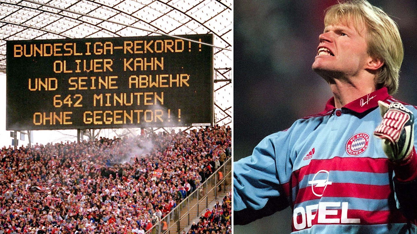 Oliver Kahn Brach Vor 21 Jahren Gegentorlos Rekord Oliver Kahn Brach Vor 21 Jahren Gegentorlos Rekord