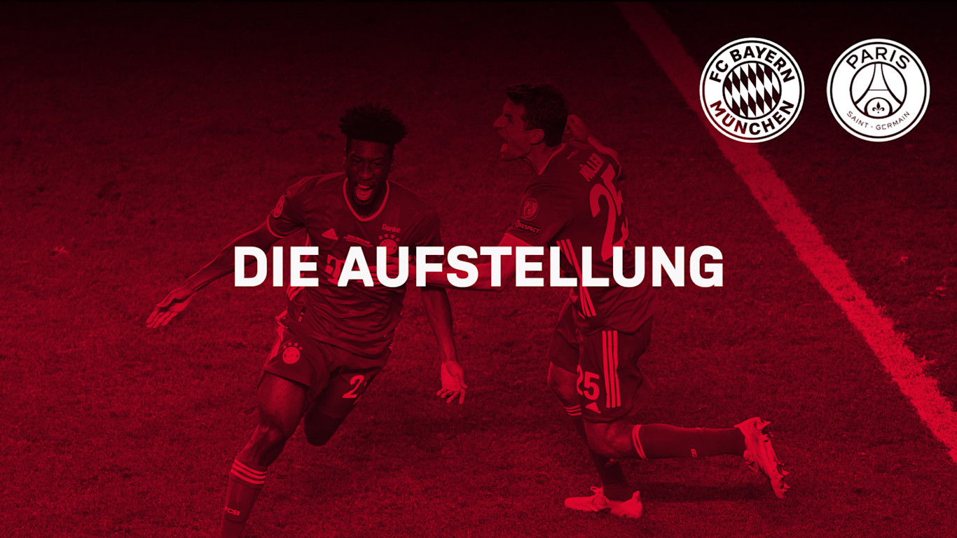 Die Aufstellung Des Fc Bayern Fur Das Spiel Gegen Paris Saint Germain