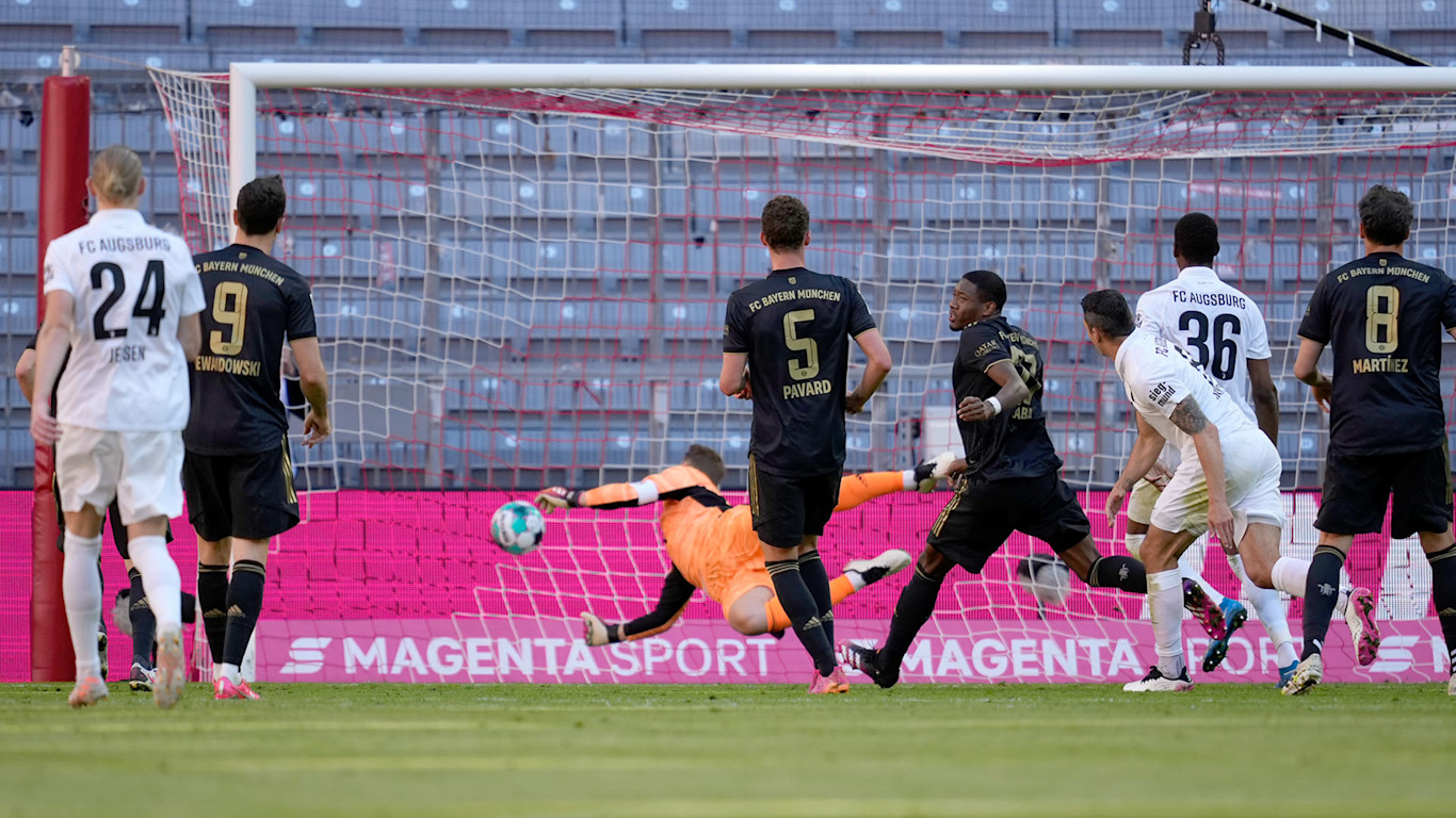 Farewells Fans And A Last Minute Goal As Reds Down Augsburg Fc Bayern Munich