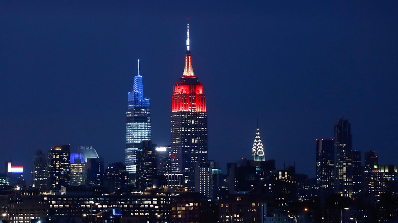 Fc Bayern Lights The Empire State Building Red