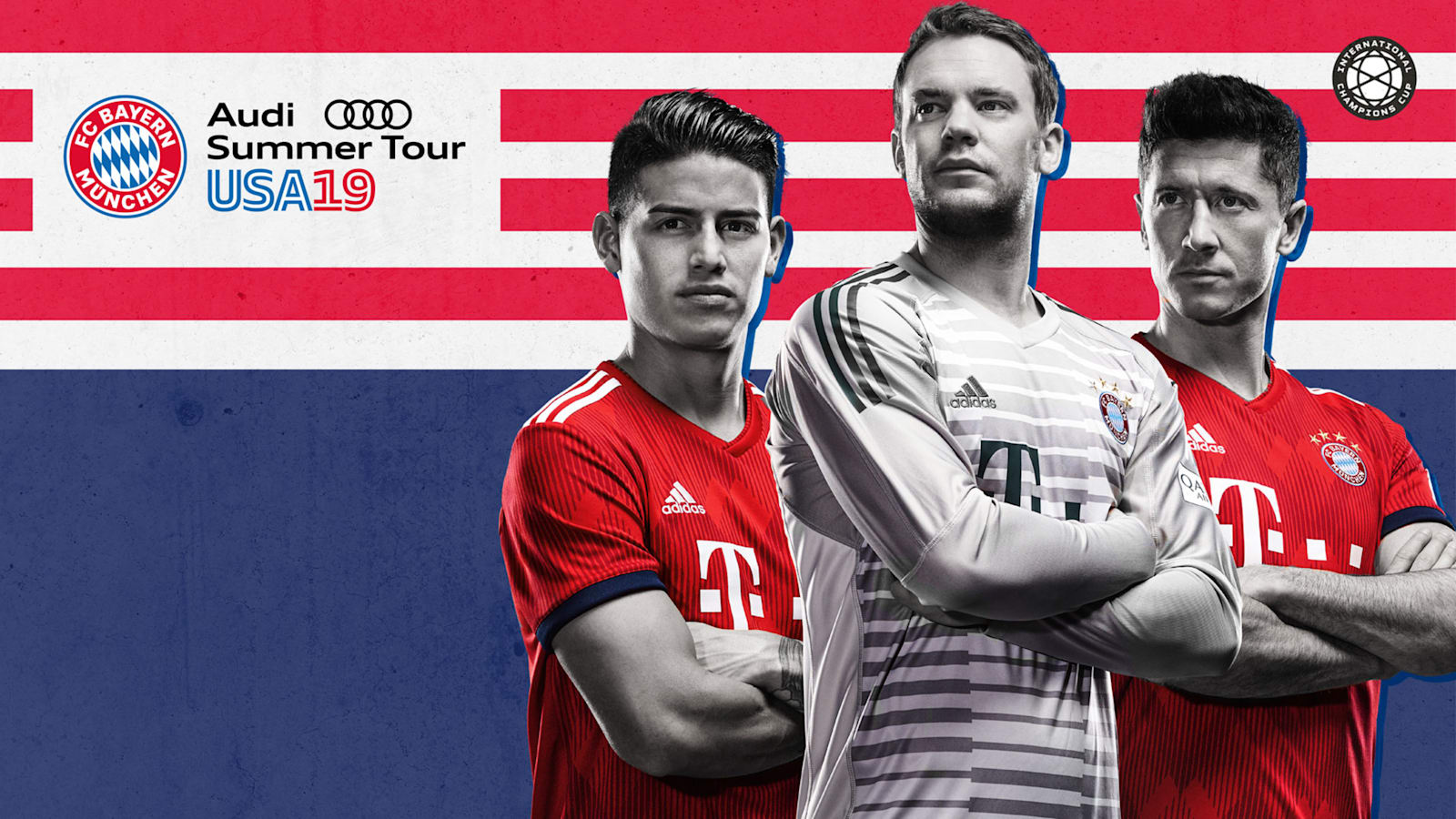 FC Bayern auf der Audi Summer Tour 2019