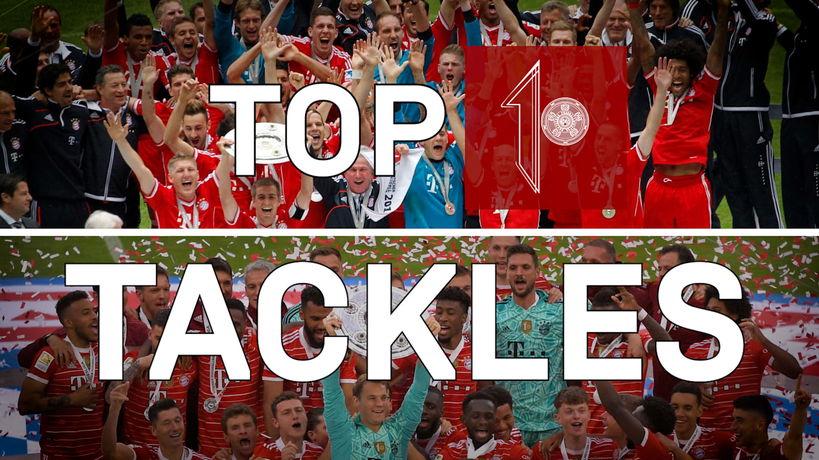 Video Top 10 tackles from 10 champion years