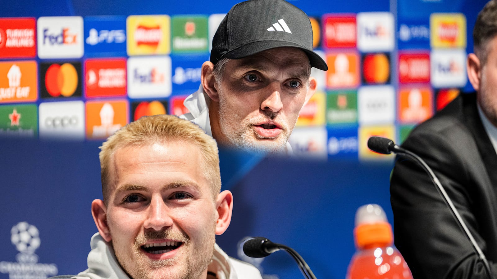 Video de Ligt und Tuchel vor Manchester City FC Bayern