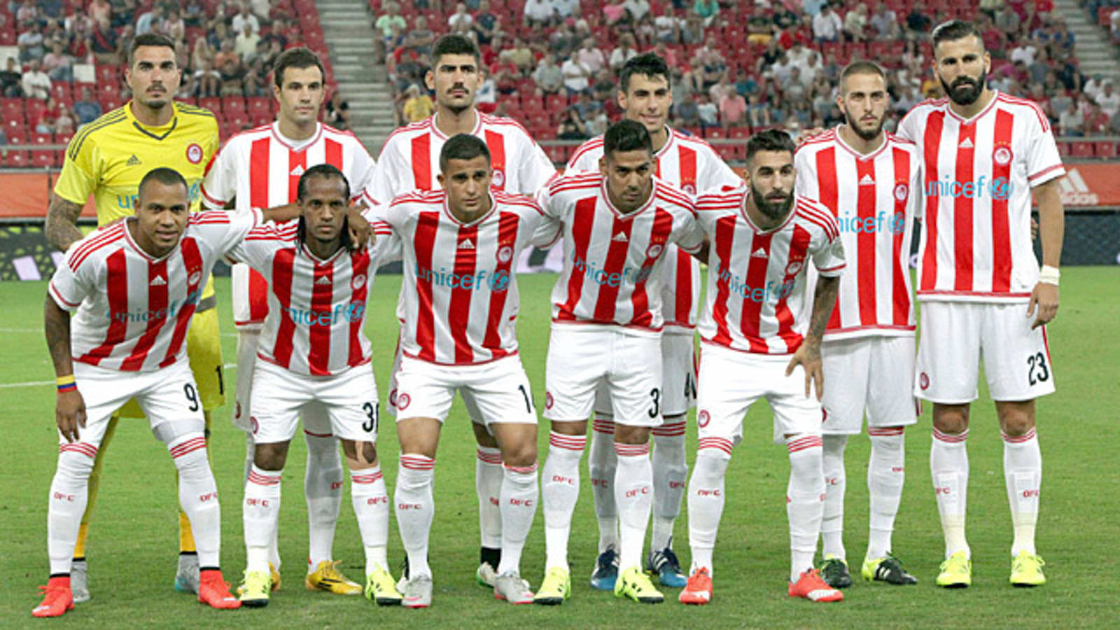 Olympiacos fc sales table