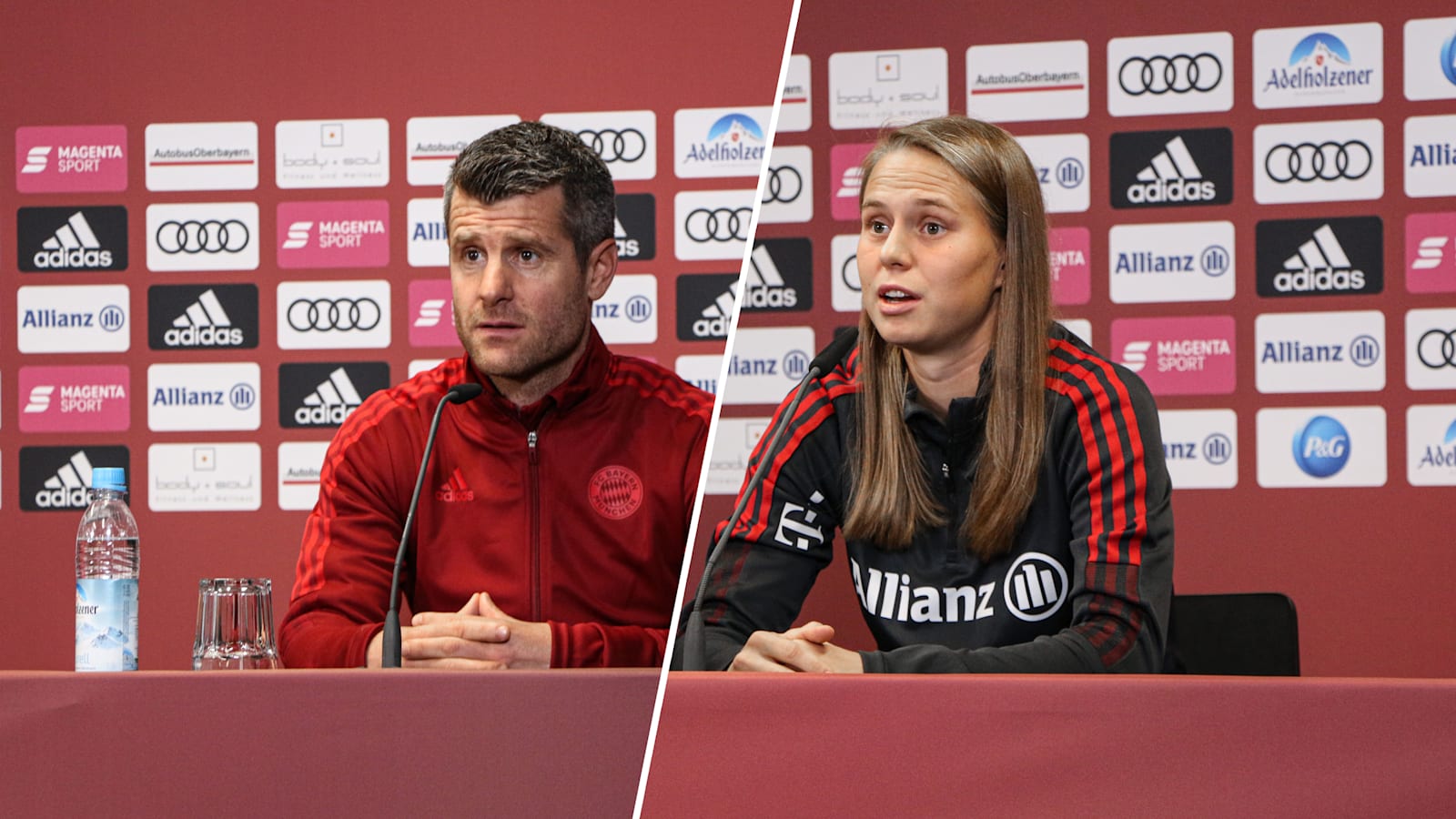 Video Scheuer Und Buhl Auf Der Pk Vor Fc Bayern Frauen Vfl Wolfsburg Frauen