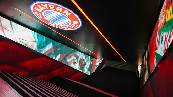 photo Bayern Munich Stadium Tunnel players tunnel fc bayern munich