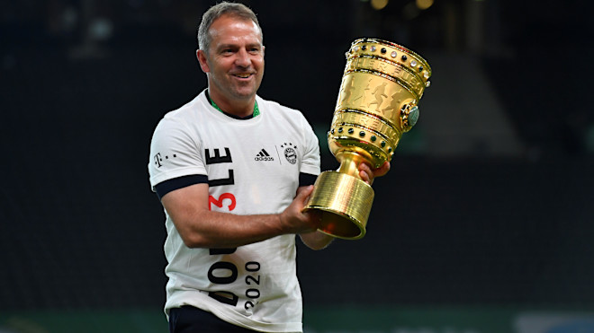 Hansi Flick Mit Deutschem Double Rekord Fc Bayern