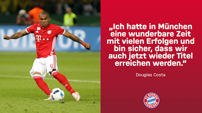 Douglas Costa Returns To Fc Bayern