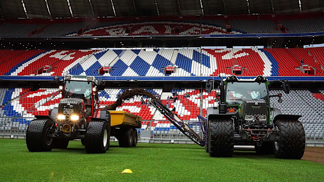 novyj gazon na alyanc arene